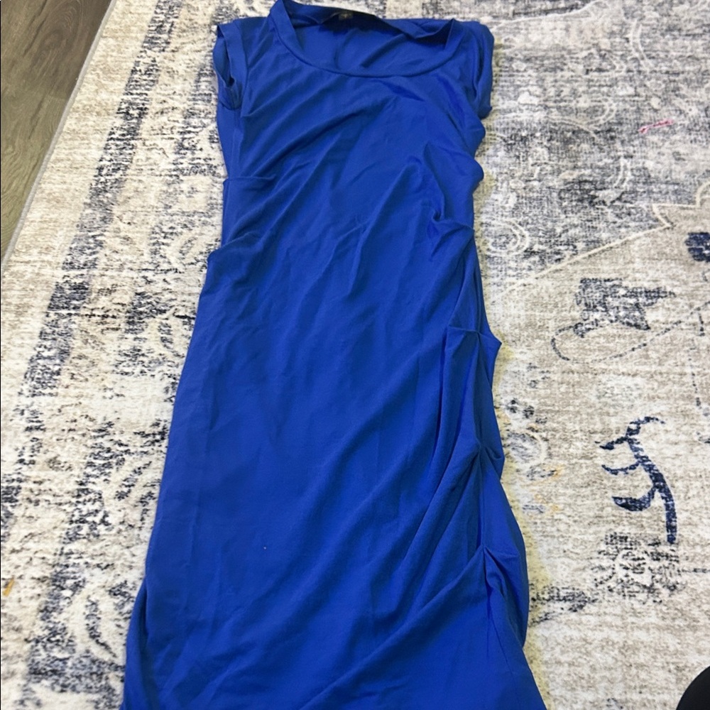 Nicole Miller Royal Blue Maxi Dress
